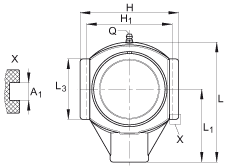 吊裝式軸承座單元 PTUE35-TV-FA125.5, 塑料軸承座,帶偏心鎖圈的外球面球軸承,帶 Corrotect? 涂層,P型密封 吊裝式軸承座單元 PTUE35-TV-FA125.5, 塑料軸承座,帶偏心鎖圈的外球面球軸承,帶 Corrotect? 涂層,P型密封